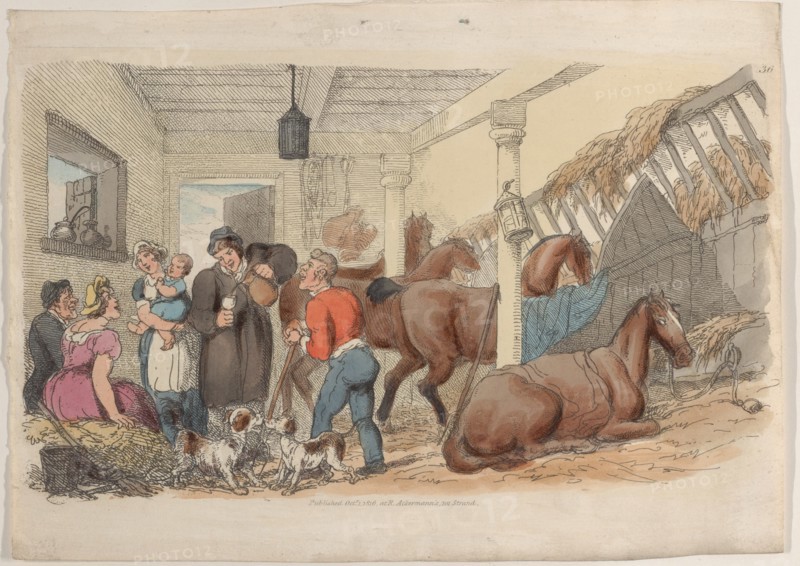 Plate 36, from "World in Miniature", 1816.
