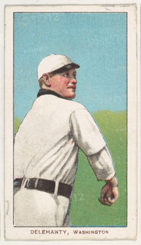 Delehanty, Washington, American League, from the White Border series