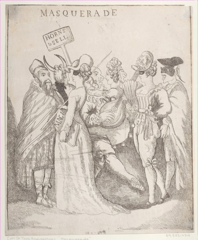 Masquerade, [August 30, 1811], copy after.