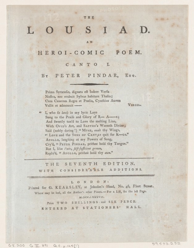 The Lousiad