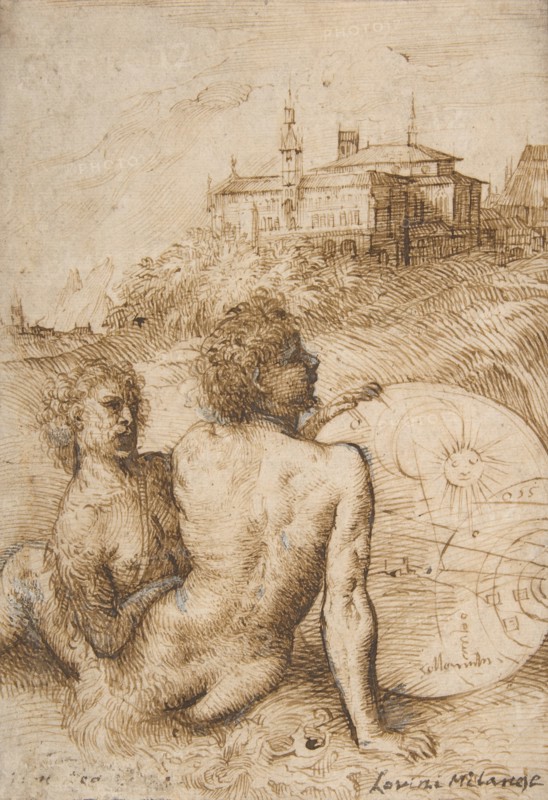 Two Satyrs in a Landscape