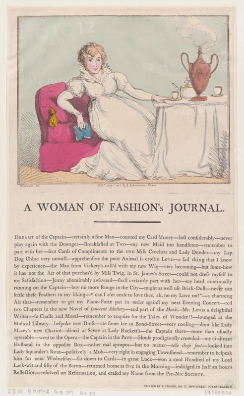 A Woman of Fashion's Journal