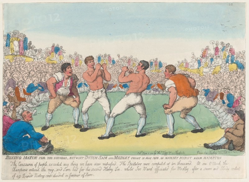 Boxing Match For 200 Guineas
