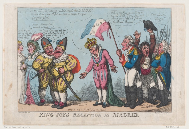King Joe's Reception at Madrid