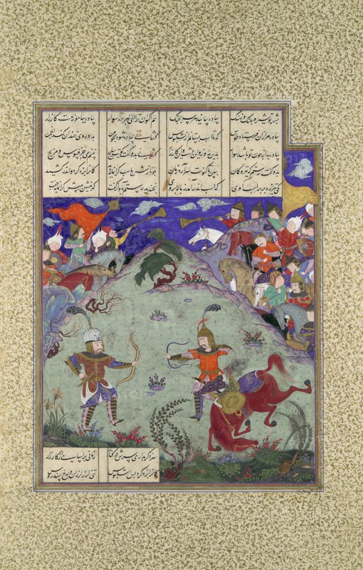 The Combat of Rustam and Ashkabus