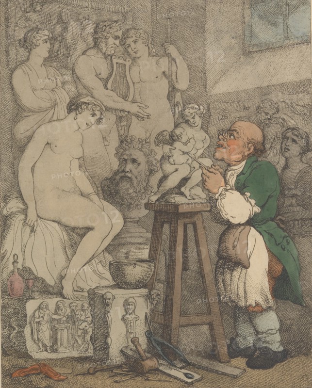 The Sculptor [Preparations for the Academy