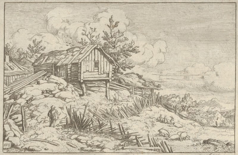 The Man near the Entry of the Ruinous Hedge