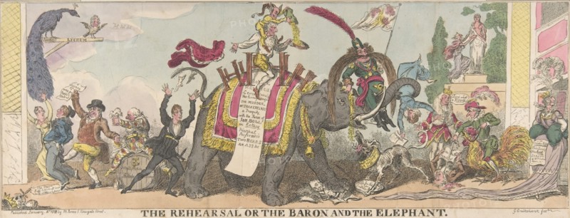 The Rehearsal or the Baron and the Elephant