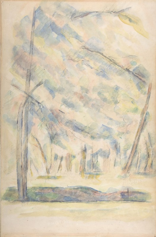 Landscape (recto); Sketch of rocks(?) (verso)
