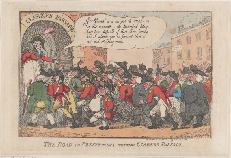 The Road to Preferment Through Clarke's Passage