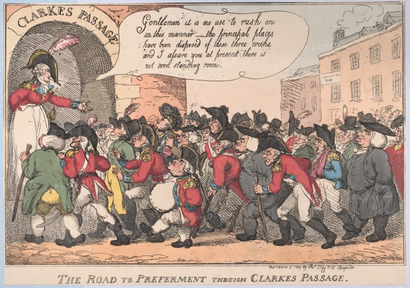 The Road to Preferment Through Clarke's Passage