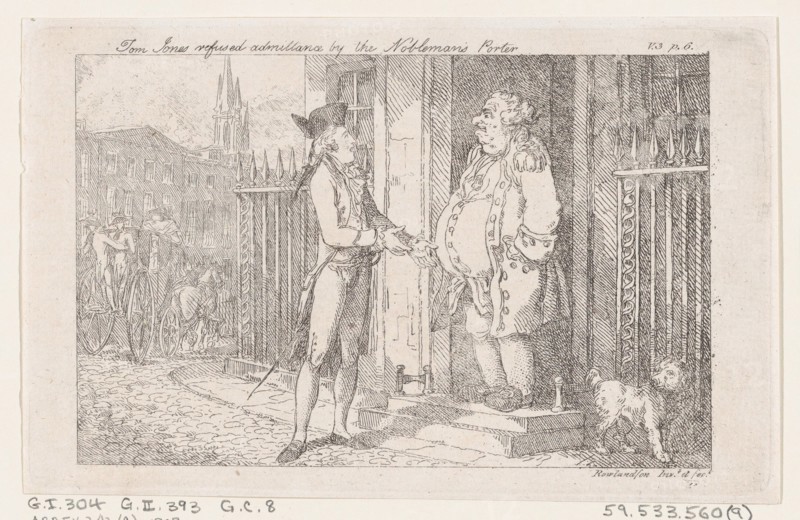 Tom Jones Refused Admittance by the Nobleman's Porter
