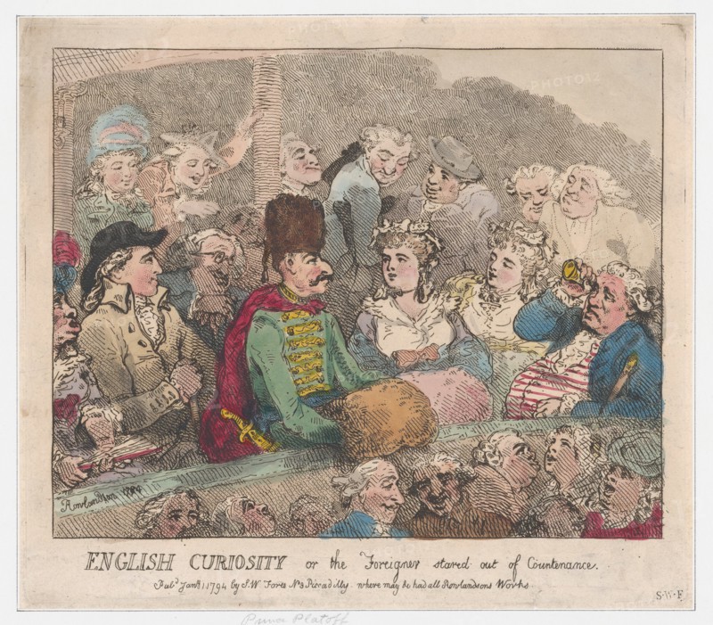 English Curiosity or The Foreigner Stared Out of Countenance