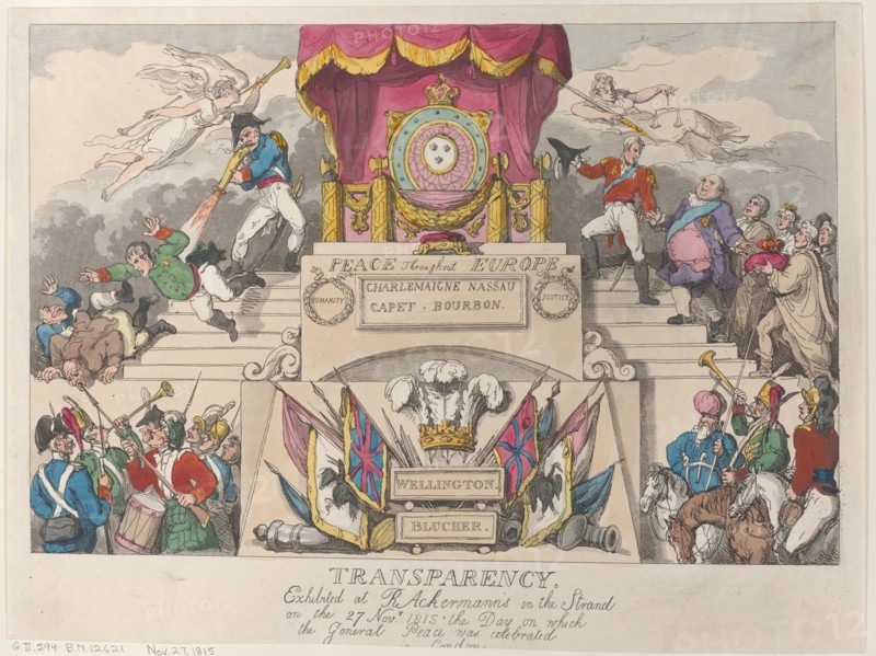 Transparency: Exhibited at R. Ackermann's in the Strand on the 27th November 1815