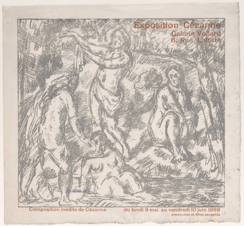 Exhibition Catalogue Cover for a Cézanne show at the Galerie Vollard (May 9-June 10