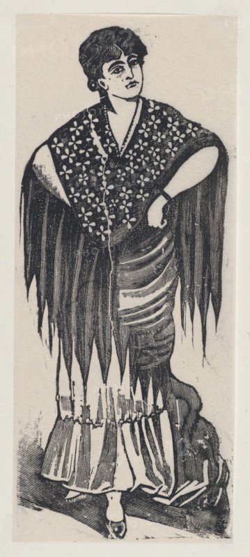 A gypsy, ca. 1880-1910.