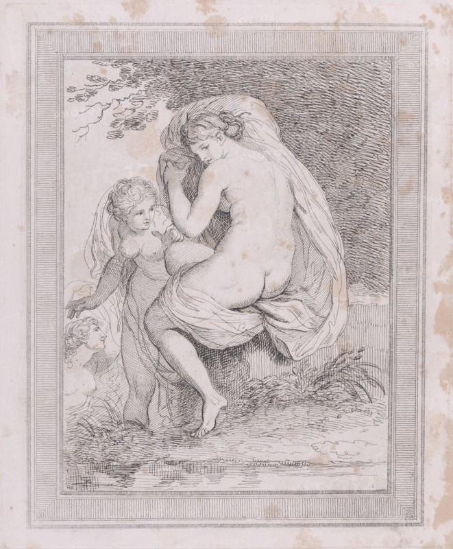 A Nymph Drying Herself, 1790-99.