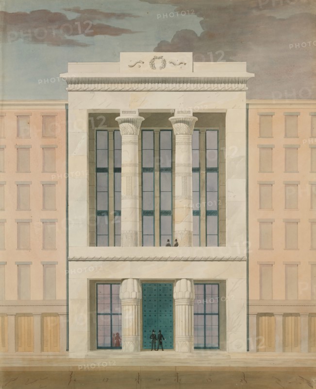 American Institute, New York City (front elevation), 1834-35.