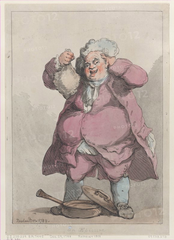 An Epicure, [December 29, 1788], reissued 1801.