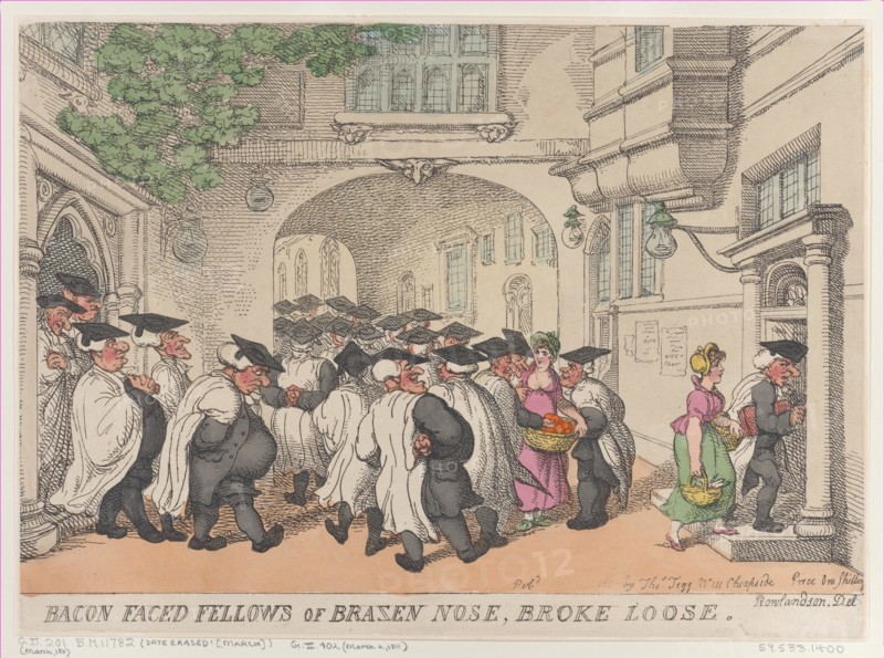 Bacon Faced Fellows of Brazen Nose, Broke Loose, 1811.