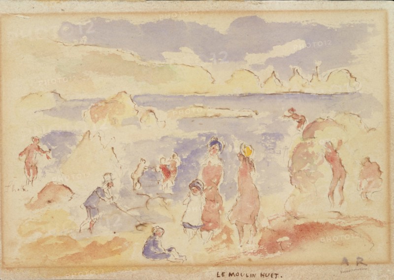Beach Scene, 1883.