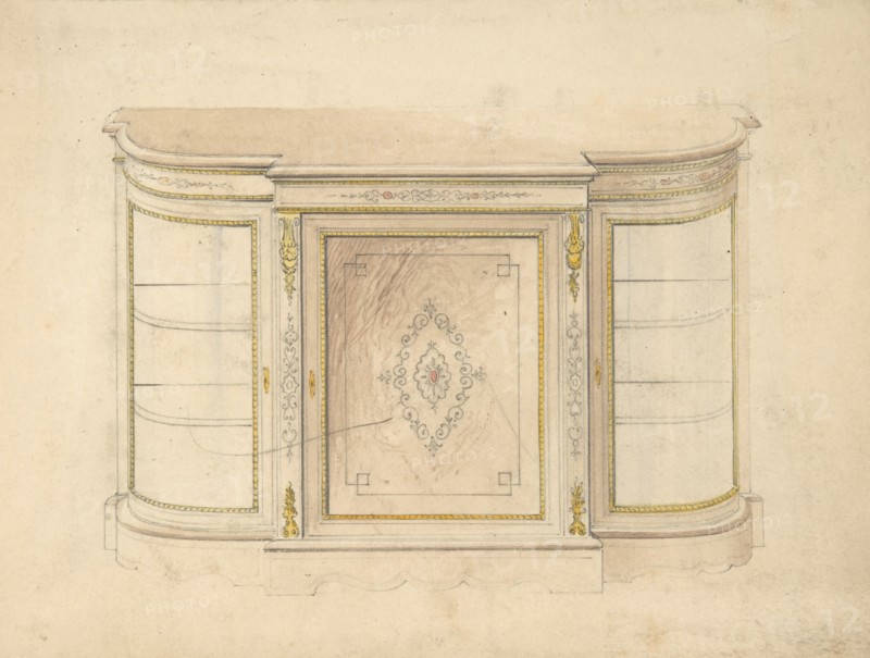 Cabinet Design, 19th century.