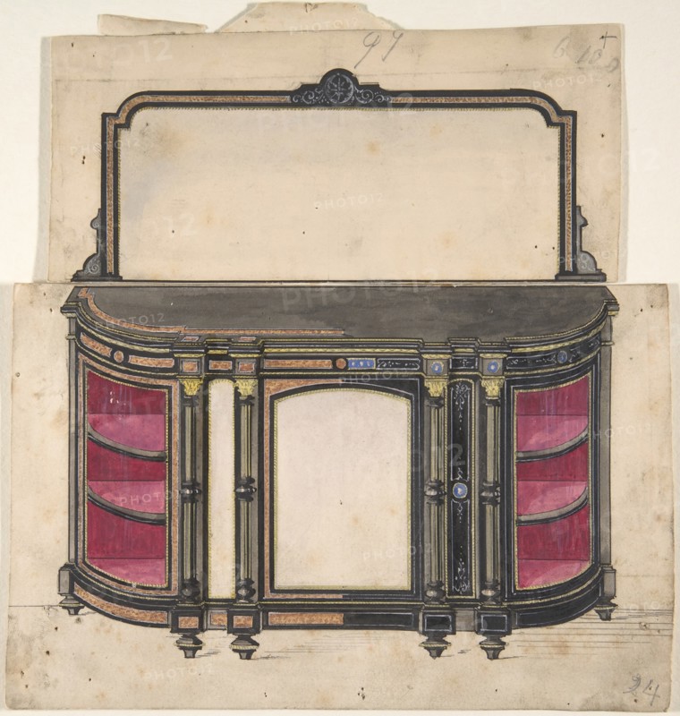 Cabinet Design, 19th century.