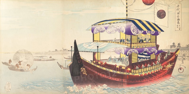 Chiyoda Castle (Album of Men), 1897.