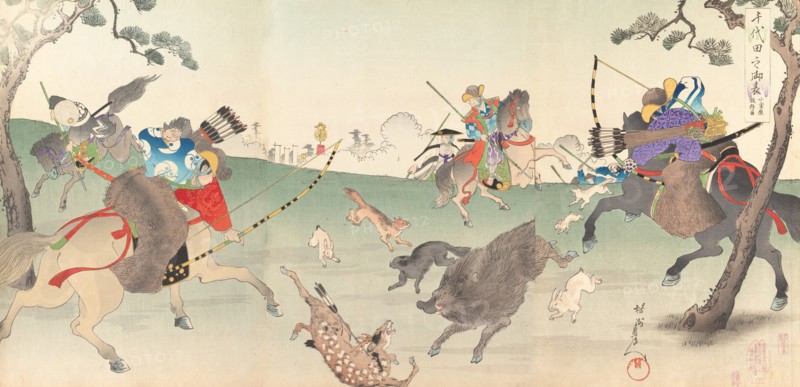 Chiyoda Castle (Album of Men), 1897.