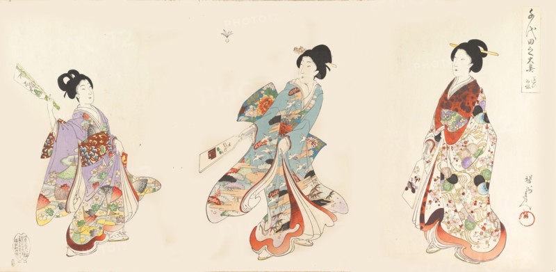 Chiyoda Castle (Album of Women), 1895.