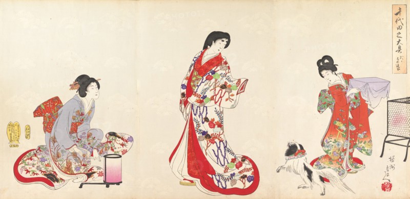 Chiyoda Castle (Album of Women), 1895.