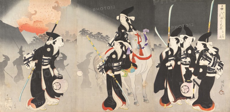 Chiyoda Castle (Album of Women), 1895.
