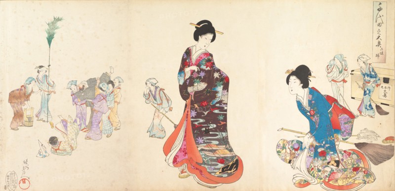 Chiyoda Castle (Album of Women), 1895.