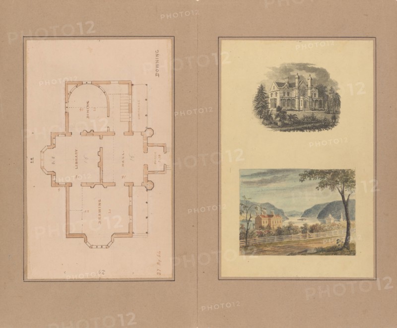 Cottage Residences; or a Series of Designs for Rural Cottages and Cottage-Villas, and Their Grounds, Adapted to North America, 1842.