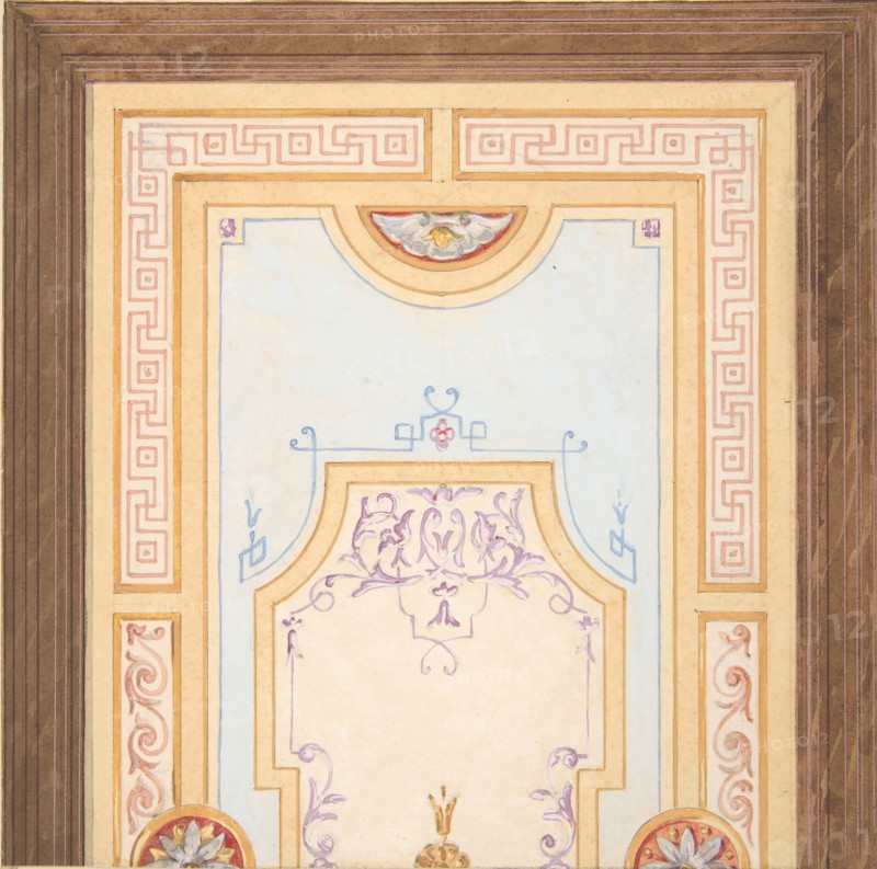 Design for a ceiling, second half 19th century.