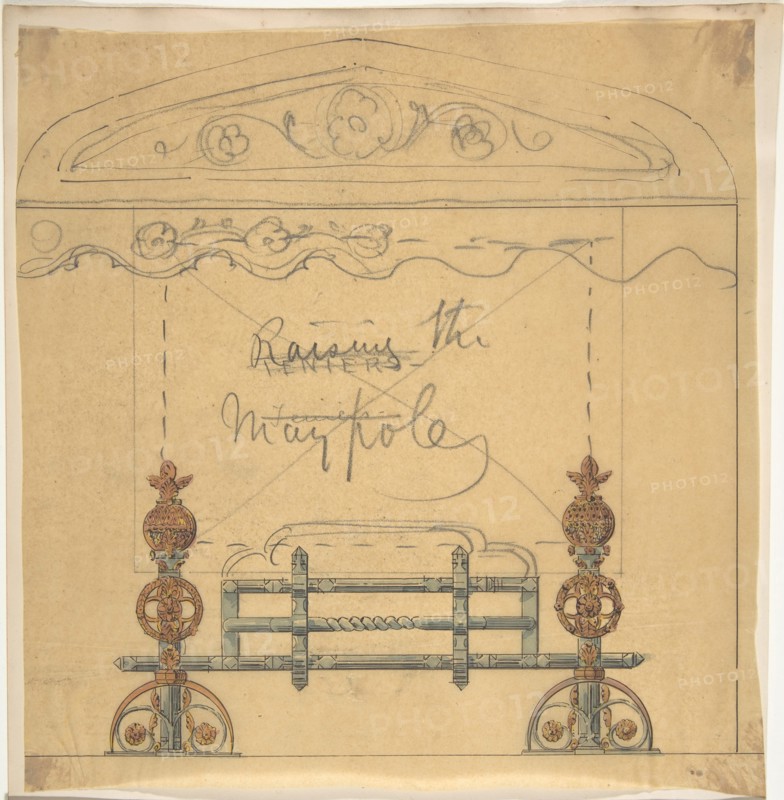 Design for a Grate, 19th century.