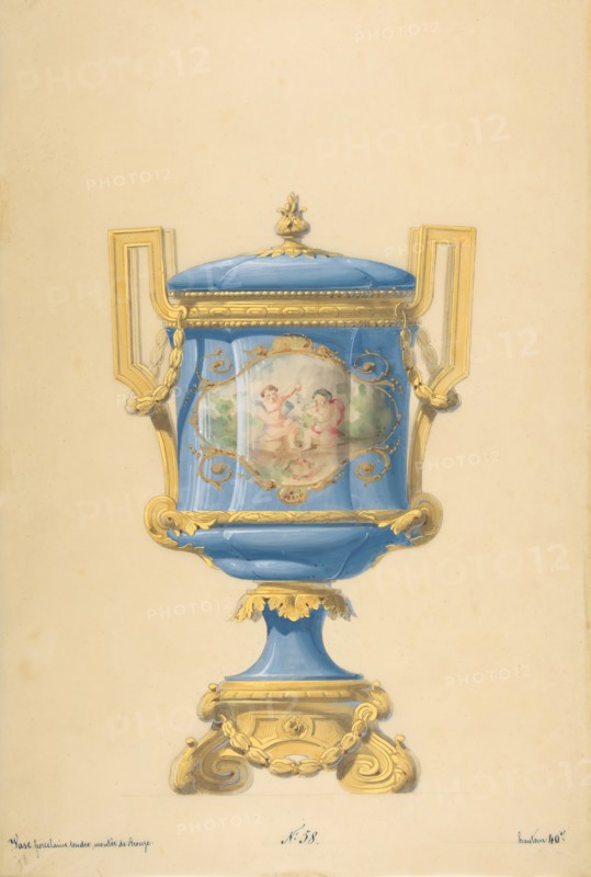 Design for an Urn, 19th century.