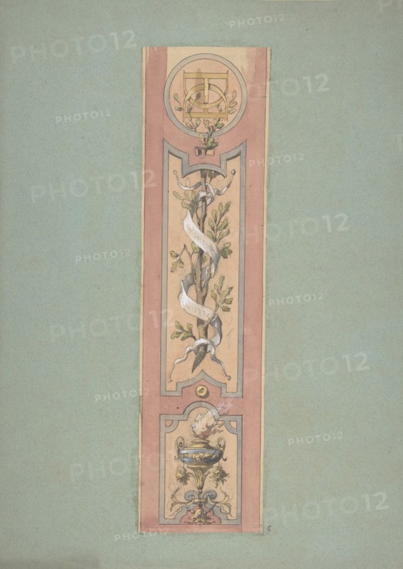 Design for Ceiling at Fontainebleau, second half 19th century.