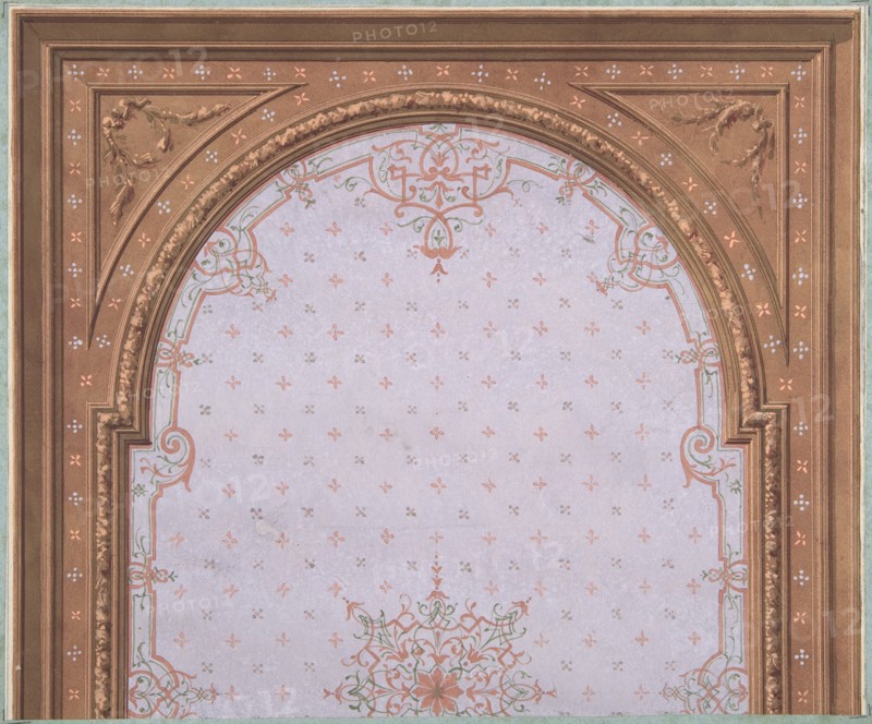 Design for Ceiling, Hôtel Cottier, ca. 1879.