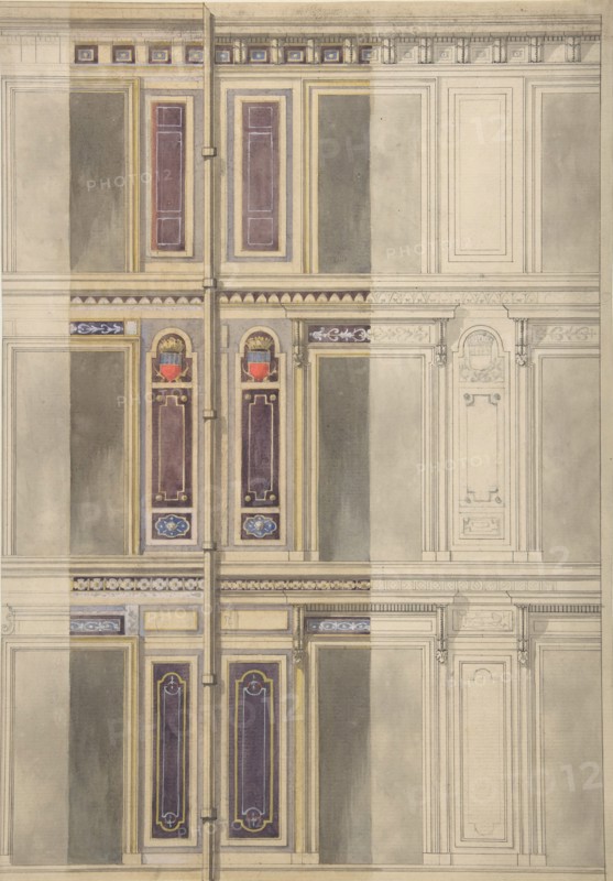 Designs for three windowed storeys, 1830-97.