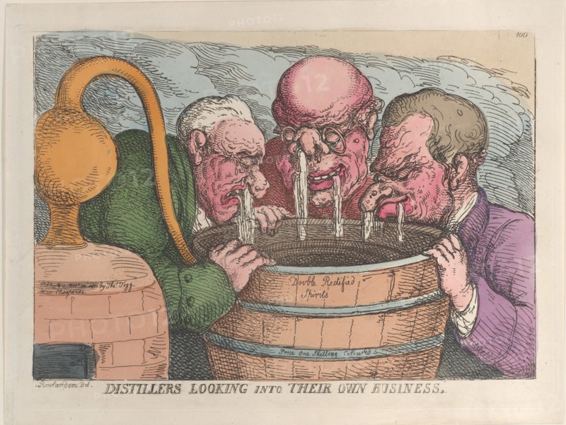 Distillers Looking into Their Own Business, October 10, 1811.
