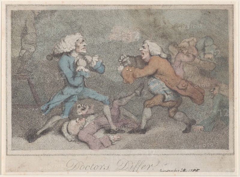 Doctors Differ, November 28, 1785.
