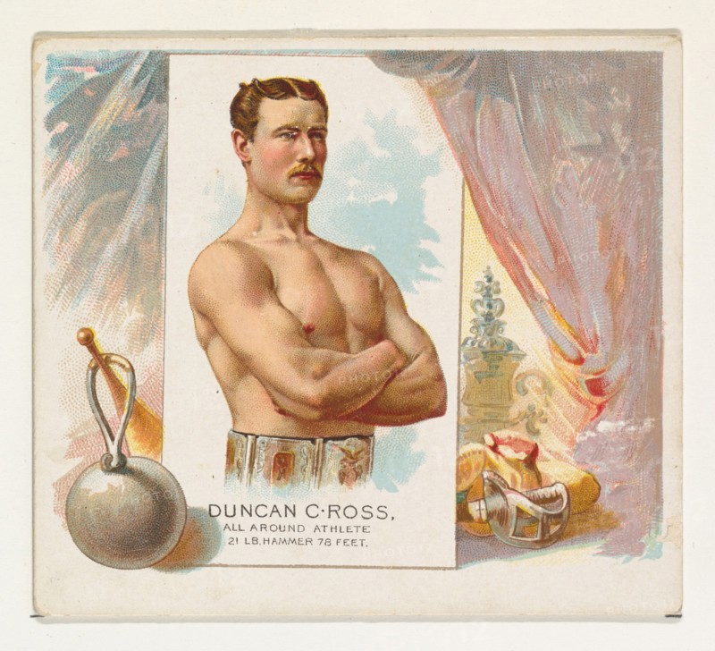 Duncan C. Ross, All Around Athlete, from World's Champions, Second Series (N43) for Allen & Ginter Cigarettes, 1888.