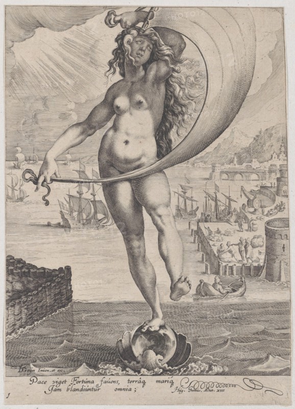 Fortune, from Virtues and Vices, 1596-97.