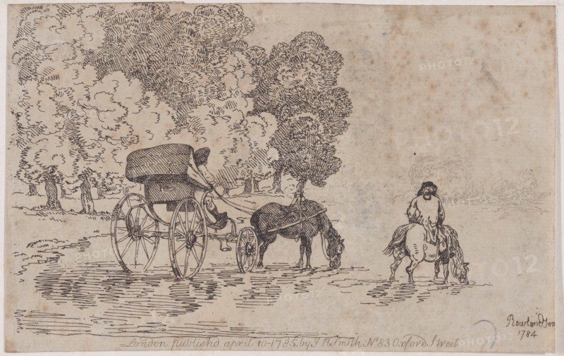 Four Wheel Chaise, April 10, 1785.