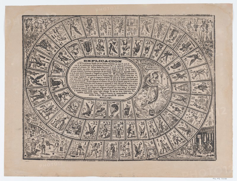 Game of the Goose, ca. 1900-1910.