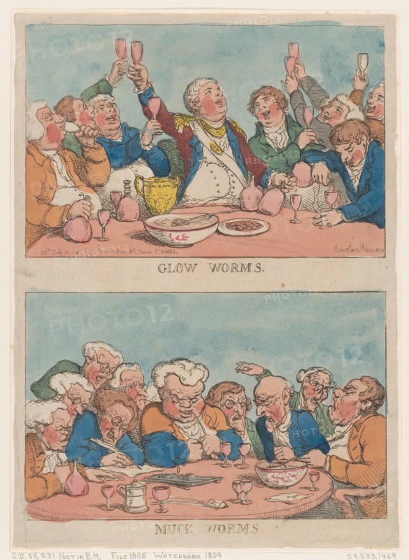 Glow Worms, Muck Worms, 1812.