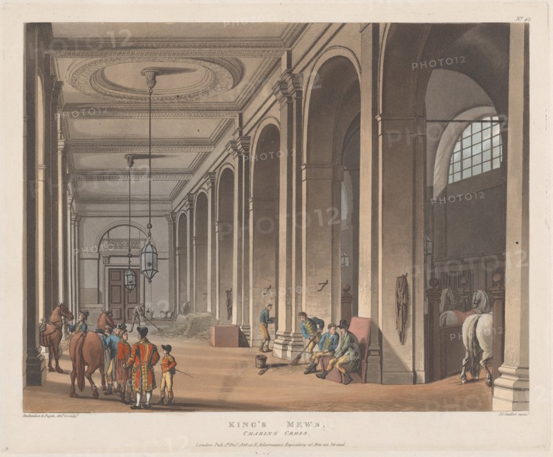 King's Mews, Charing Cross, December 1, 1808.