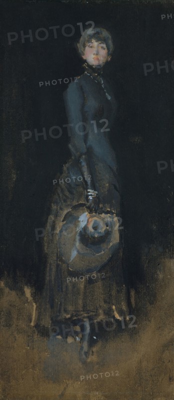 Lady in Gray, ca. 1883.