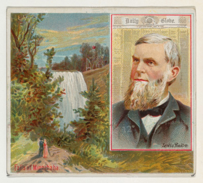Lewis Baker, St. Paul Daily Globe, from the American Editors series (N35) for Allen & Ginter Cigarettes, 1887.